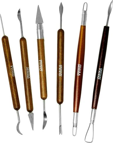 VViViD Sculpt Clay & Ceramic Double-Ended Hand Tool Sets (6 Piece Set) in Saudi Arabia