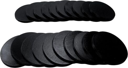 EnderToys Miniature Bases - Flat Bottom Circular - 2 Inch (20pcs), Accessories for Tabletop 28mm Miniatures Wargame, 3D Printed and Paintable in Saudi Arabia