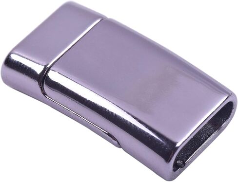 KONMAY 5 Sets 12.0x3.5mm Flat Magnetic Jewelry Clasps for Bracelets, Gunmetal in Saudi Arabia