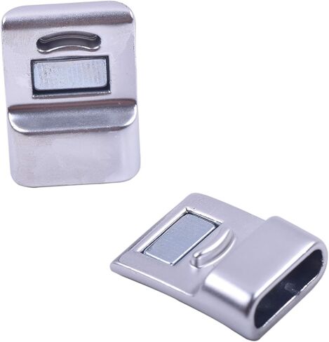 KONMAY 5 Sets 12.0x3.5mm Flat Magnetic Jewelry Clasps for Bracelets, Gunmetal in Saudi Arabia