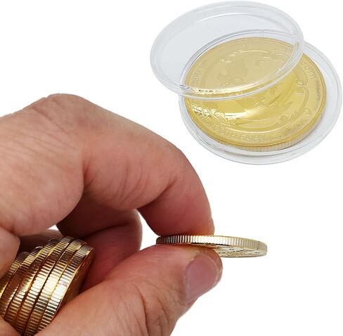 Tooth Fairy Coins Reward Commemorative Coin Collection Experience Gift for Lost Teeth Kids (Printed 10 Styles) in Kuwait