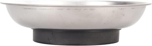 طبق دبوس مغناطيسي مغناطيس قوي من الفولاذ المقاوم للصدأ حامل دبوس مغناطيسي إبرة وسادة دبوس وعاء لخياطة اللحف (دائري (4.3 × 1.2 بوصة)) in Kuwait