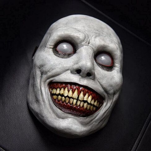 Halloween Mask Scary Halloween Mask Creepy Mask, Horror Smiling Demon Mask Costume Props for Halloween Costume Party, Carnival Cosplay Accessories in Saudi Arabia