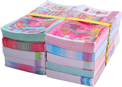 1000 Pcs Ancestor Money, 6.02" x 2.95" Ancestor Money Joss Paper Jade Emperor Hell Bank Notes Sacrificial Offerings for Tomb-Sweeping Day, Bring Good Fortune in Saudi Arabia