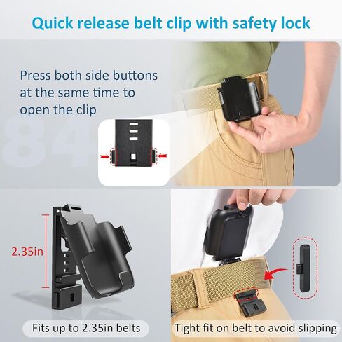 iGuerburn IP Phone Case for Cisco 8821/8821-EX with 360° Swivel Belt Clip in Kuwait