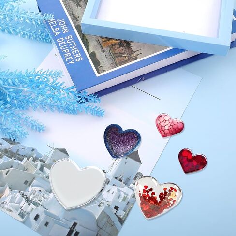 2 Pcs Heart-Shaped Casting Jewelry Mold, Heart Silicone Mold, Mixed Size Heart Shape Silicone Mold, Silicone Heart Epoxy Mold for Jewelry Making Keychain, Crafting, Earrings, Jewelry Projects in Saudi Arabia