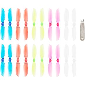 10 Pairs LDARC 75mm Propellers for Brushed Motors 1.0mm Shaft Variety Pack (+Bonus Prop Removal Tool)…