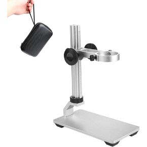 HD 2MP USB Microscope Camera for Android Windows 7 8 10 Linux Mac, 40X to 1000X Digital Microscope with Stand & Carrying Case, Portable Coin Microscope for Adults Kids Students