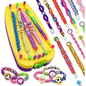 Suu66 Friendship Bracelet Making Kit for Toys | DIY Bracelets Maker Crafts for Girls and Kids | Birthday Gift Ideas & Kits Toys Ages 6，7，8,9,10,11,12 | Gifts for Age 8-12 Olds Party Present