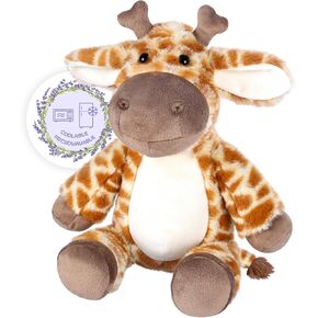 Heatable & Coolable Giraffe Stuffed Animals，Microwavable Stuffed Animal Heating Pads for Cramps & Pain, Lavender Scent Giraffe Plushies for Anxiety, Giraffe Plush Gift for Kids & Aldults