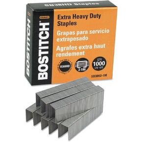 Stanley Bostitch Premium Quality Heavy Duty Staples for B380HD Stapler, 5,000 Count Box (SB38HD-5M)
