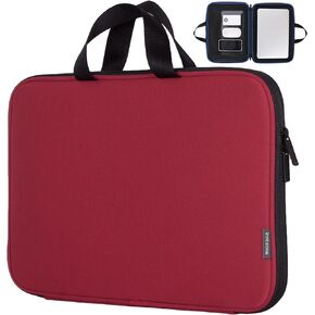 Laptop Sleeve 15.6 Inch, Protective Laptop Case with Handle & Inner Pocket, Lightweight Bag, Notebook Computer Carrying Cover (Blue)