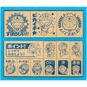 Showa Note Doraemon Stamp Wooden Reward Stamp SDH-034