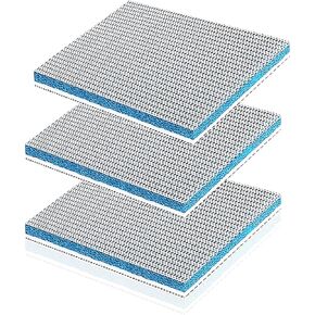 BOROLA 8-Layer Aquarium Sponge Filter Pad, Efficient Multi-Filtering Media, Aquarium Fish Tank Accessories Enhanced Filtration System, Ideal for Freshwater & Saltwater Fish Tanks(12in*10in,3PCS)