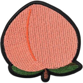 Peach Moral Patch, Morale Patches, Meme Patch, Military Patch for Tactical Backpack, Vest, with Hook and Loop Backing, Patches for Murph, Vests, Jackets, Jeans, Hats, Helmets