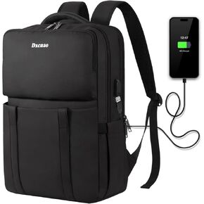 17 Inch Laptop Backpack for Men Women,40L Large Work Business backpack with USB Charging Port,Carry on backpack Fits 15.6 17.3 inch Computer,Waterproof Travel for Friends, Lovers,