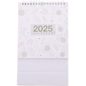BESTOYARD Small Desk Calendar 2025 Standing Flip Desktop Calendar 2024-2025, Flip Calendar Table Top Calendar Standing Desk Calendar Stand Up Calendar