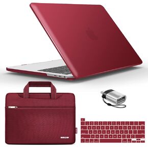 IBENZER Compatible with 2025 2024 M2 MacBook Pro 13 Inch Case 2025-2016 M1 A2338 A2289 A2251 A2159 A1989 A1706 A1708, Hard Shell Case & Sleeve & Keyboard Cover & Type C, Navy Blue,T13-NVBL+3