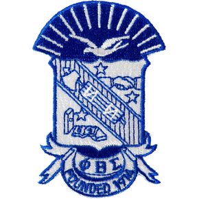 Desert Cactus Phi Beta Sigma Fraternity 2 7/8" Embroidered Appliqué Crest Patch Sew or Iron On Greek Blazer Jacket Bag Sigma (2 7/8 Crest Patch)