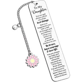 Stocking Stuffers for Teen Girls Daughter Birthday Gifts from Mom Dad Bookmarks for Girls Gifts for College Girls Book Marks for Reading Women Motivational Gifts for Daughter Christmas