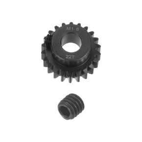 uxcell Mod 1 22T Pinion Gear 8mm Bore Hardened Steel Motor Rack Spur Gear for RC Car Truck Gear Drive