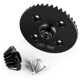 Steel Diff Gears Set RC Spur Gear 39T/15T for 1/10 Tamiya TT-02 XV-02 TT-02B RC Car Upgrade Parts