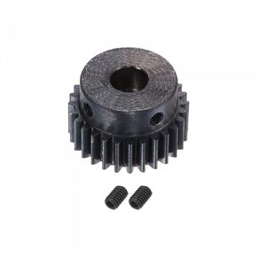 uxcell 1Mod 28T Pinion Gear 8mm Bore Hardened Steel Motor Rack Spur Gear with Step for RC Car Truck Buggy Gear Drive