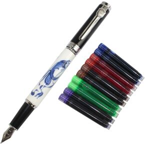 قلم الخط الأنيق جينهاو 8802 من جلور مع صندوق هدايا وخراطيش حبر in Kuwait