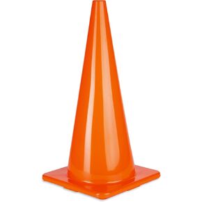 Champion Sports 18" High Visibility Flexible Vinyl Cone for Athletics and Social Distancing, Green