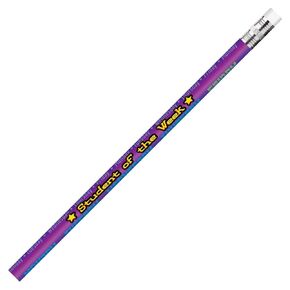 J.R. Moon Pencil JRM2121B Dozen of Student of the Week Pencils, 0.2" Height, 2.2" Wide, 8.6" Length (12 Count)