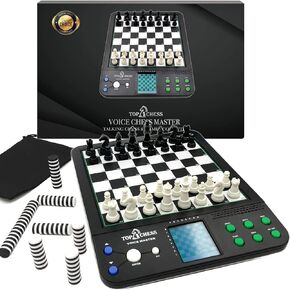 Top 1 Chess Electronic Chess Set | Chess Set for Kids and Adults | Voice Chess Computer Teaching System | Chess Strategy Beginners Improving Learning Board Game