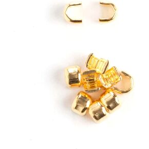 Tandy Leather #5 Zipper Top Stop Brass 10/pk 58052-030