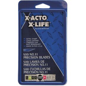 ELMERS X-Acto #11 Blades for X-Acto Knives, Bulk Pack, 500 Blades Per Box (X511)