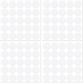 100pcs 7mm Silicone Earring Back Stoppers, Clear Silicone No Pull Healing Disc, Stabilizing Cover Silicone Disc Pads, Heavy Droopy Ear for Piercing Bump Disc Earlobe Support Patches