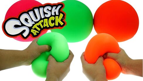 JA-RU 4 Inch Giant Stress Balls (1 Ball Assorted Color) Slow Rising Squishy Sensory Fidget Toys for Kids. Squeeze Balls for Hand Therapy. Anger Management Toys. 5567-1s in Saudi Arabia