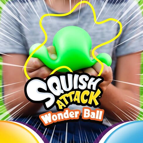 JA-RU 4 Inch Giant Stress Balls (1 Ball Assorted Color) Slow Rising Squishy Sensory Fidget Toys for Kids. Squeeze Balls for Hand Therapy. Anger Management Toys. 5567-1s in Saudi Arabia