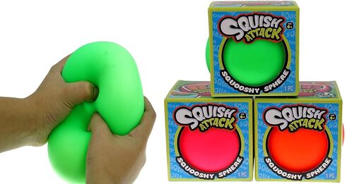 JA-RU 4 Inch Giant Stress Balls (1 Ball Assorted Color) Slow Rising Squishy Sensory Fidget Toys for Kids. Squeeze Balls for Hand Therapy. Anger Management Toys. 5567-1s in Saudi Arabia