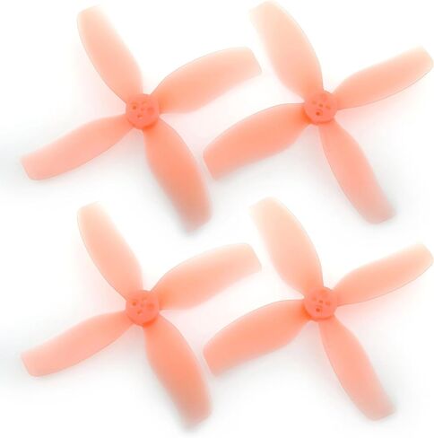 8pcs HQProp DT90MMX4 90mm T-Mount 4-Blade Propeller Set (4X CW / 4X CCW) Poly Carbonate (Pink), Red in Kuwait