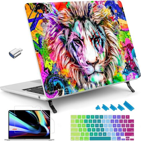 حافظة Tuiklol لجهاز MacBook Air 13.6 بوصة 2024 2023 موديل M3 A3113 M2 A2681، حافظة صلبة مع غطاء لوحة مفاتيح وواقي شاشة وقابس غبار لجهاز MacBook Air 13.6، بومة صغيرة لطيفة in Kuwait