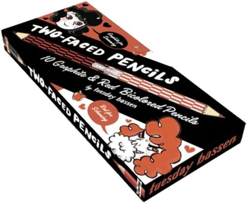 أقلام رصاص ذات وجهين: 10 أقلام رصاص بلونين من الجرافيت والأحمر in Kuwait