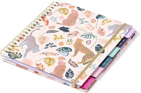 2025 Eccolo Large Spiral Agenda Planner, Hardcover, Weekly & Monthly Pages, 12 Month, Art + Quotes (Extra Large - 9" x 10.5") in Kuwait