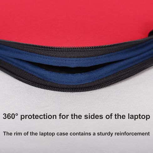 Laptop Sleeve 15.6 Inch, Protective Laptop Case with Handle & Inner Pocket, Lightweight Bag, Notebook Computer Carrying Cover (Blue) in Kuwait