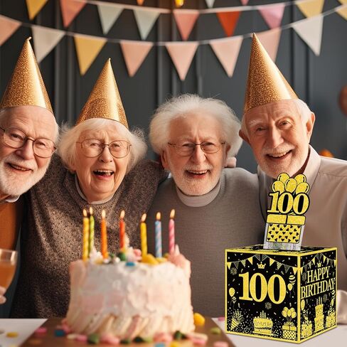 chiazllta 30th Birthday Surprise Gift Box Happy Birthday Money Box for Cash Pull Out Surprise Box Explosion for Girls Boys with Greeting Card Money Roll Gift Box for 30th Birthday Party Black Gold in Kuwait