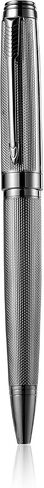 Ballpoint Pen with Gift Box for Men Women,Luxury Stainless Steel Retractable Pen Executive Home Office Use, and 2 Extra Refills Black Ink 1.0mm B2 (full gray) in Saudi Arabia