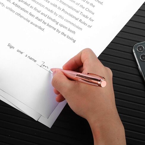 Ballpoint Pen with Gift Box for Men Women,Luxury Stainless Steel Retractable Pen Executive Home Office Use, and 2 Extra Refills Black Ink 1.0mm B2 (full gray) in Saudi Arabia