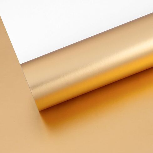 Merture 17 In X 32.8 Ft (46.5 sq.ft.) Matte Wrapping Paper Roll - 1 Roll, Solid Rose Gold Gift Wrap for Wedding, Birthday, Christmas, Mother's Day, Valentine's Day in Saudi Arabia