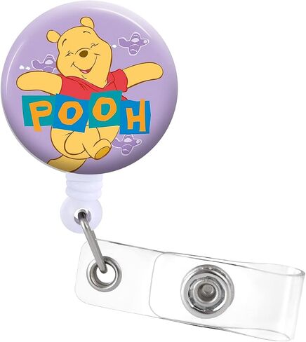Badge Reels Holder Retractable with ID Clip for Nurse Name Tag Card Cute Adorable Cartoon Bear Nursing Doctor Teacher Student Medical Work Office Alligator Clip ZJK477 in Saudi Arabia