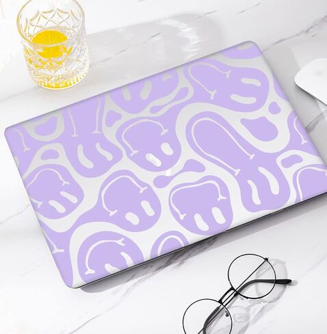 Watbro متوافق مع حافظة MacBook Pro 13 بوصة 2020 2019 2018 إصدار M1 A2338/A2251/A2289/A2159/A1989/A1706/A1708، حافظة بنمط حديث من السبعينيات، مناسبة لجهاز MacBook Pro 2020 مع معرف اللمس in Kuwait