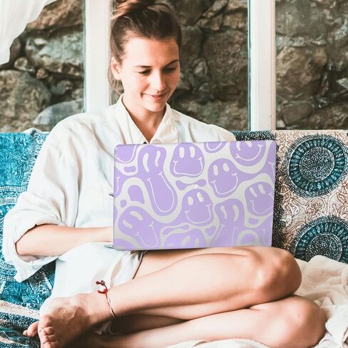 Watbro متوافق مع حافظة MacBook Pro 13 بوصة 2020 2019 2018 إصدار M1 A2338/A2251/A2289/A2159/A1989/A1706/A1708، حافظة بنمط حديث من السبعينيات، مناسبة لجهاز MacBook Pro 2020 مع معرف اللمس in Kuwait