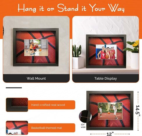 iFrame Commemorative Sports Athletics Frames I Baseball I Fits 5x7 Photograph, Real Wood Black Finish, Desktop, Table or Wall Mount I Shatterproof Plexiglass I Designed & Made in the USA (Baseball) in Kuwait